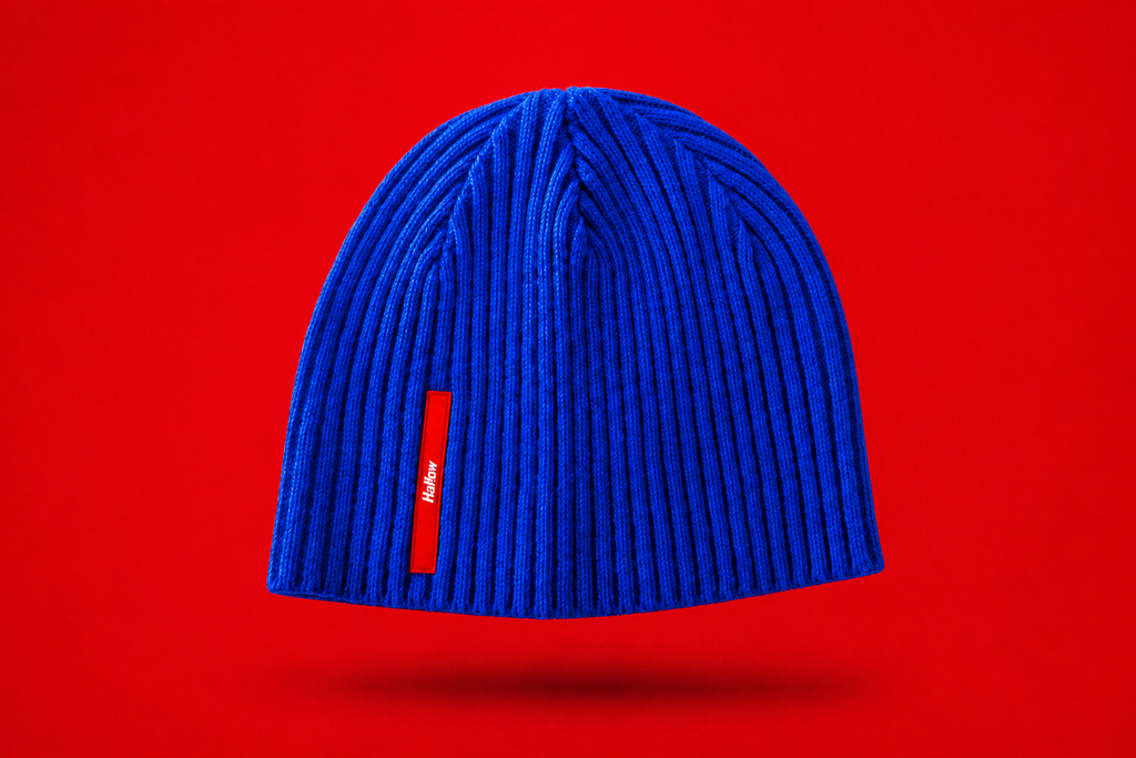 Empty Crown Ribbed Beanie
