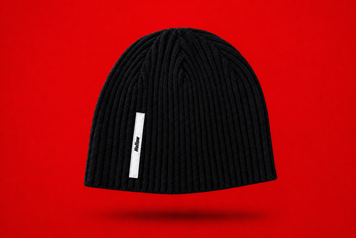 Empty Crown Ribbed Beanie